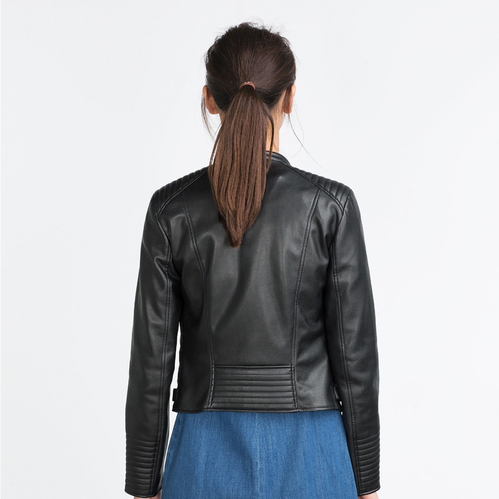 Zara leather jacket - Picture 2 of 7